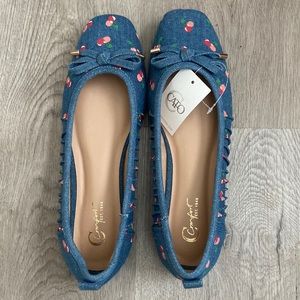 CATO Cherry Print Flats